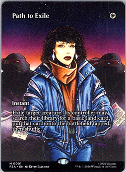 Magic the Gathering Path to Exile Borderless TMNT Source Material M‑0001 NM - Image 1