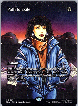 Magic the Gathering Path to Exile Borderless TMNT Source Material M‑0001 NM - Image 3