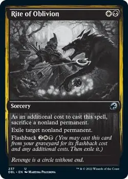 Rite of Oblivion [Innistrad: Double Feature] Lightly Played Foil - Image 1