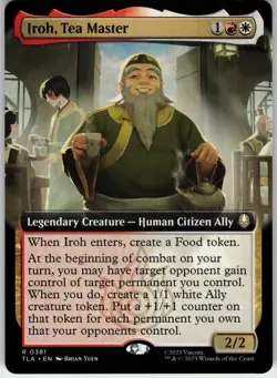 IROH, TEA MASTER (EXTENDED ART) 381 AVATAR: THE LAST AIRBENDER RARE 2025 LP - Image 2