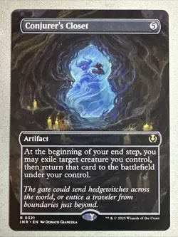 MTG / Conjurer's Closet / INR / #321 / Regular (Borderless) / Rare / NM - Image 1
