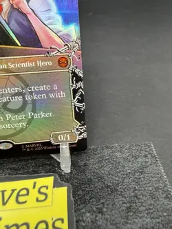 Peter Parker (0208) (Borderless) #208 (Foil) (NM) Spider-Man SPM Magic MTG - Image 4