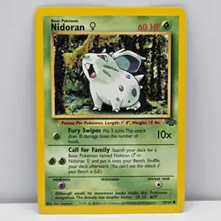 Nidoran 1999 Pokemon Vintage #57/64 Fossil - Image 1