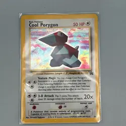 Pokemon Cool Porygon 15/53 WOTC Promo Holo DMG - Image 1