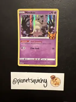 Pokemon TCG - Mimikyu 081/189 81 - Holo Rare - Trick or Trade 2022 - NM - Image 1