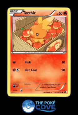 Torchic RC5/RC25 | Legendary Treasures: Radiant Collection | Pokemon Holo | LP - Image 1