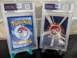 2 x Pokemon PSA 9 / 8 Mint 1st Edition Gym Heroes Holo SWIRL Erika's Clefable - Image 2