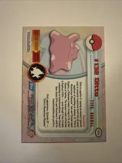 2000 Topps Pokemon TV Animation Edition Series 3 Non Holo #132 Ditto - Image 2