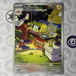 Pokemon TCG Charjabug 169/162 Illustration Rare, Temporal Forces - Image 1