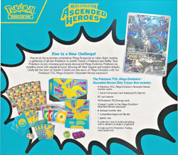 NEW Pokemon Elite Trainer Box Mega Evolution Ascended Heroes Dragonite *SEALED* - Image 3