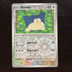Snorlax 144/191 Pokemon Surging Sparks Scarlet & Violet Reverse Holo Common NM - Image 1