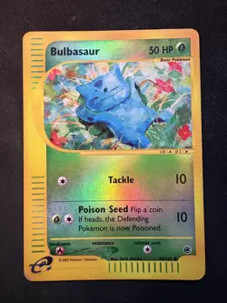 REVERSE HOLO Bulbasaur [Expedition Base Set] 94/165 LP - Pokemon TCG - Image 1
