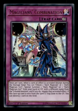 Magicians' Combination LED6-EN005 Legendary Duelists: Magical Hero Yu-Gi-Oh NM - Image 1