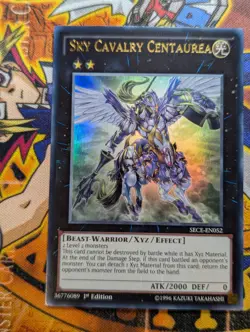 Yugioh 1st Yugioh Sky Cavalry Centaurea SECE-EN052 Ultra Rare - Image 1