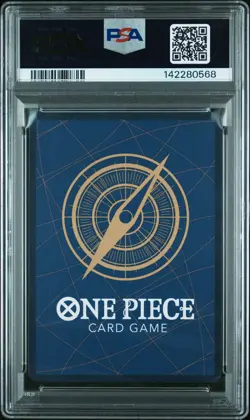 2023 ONE PIECE OP04-KINGDOMS OF INTRIGUE SPECIAL ALTERNATE ART MAGELLAN PSA 10 - Image 2