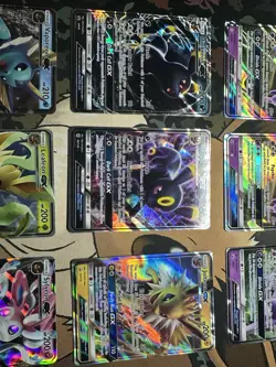 Pokemon Eeveelution GX 9 Card Lot NM - Image 3