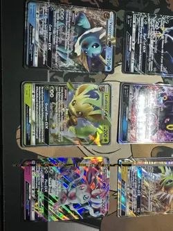 Pokemon Eeveelution GX 9 Card Lot NM - Image 4