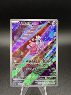 Pokemon TCG Tinkatink Scarlet & Violet Paldea Evolved Holo Card 216/193 - Image 1