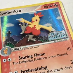 2006 Pokemon Combusken EX Crystal Guardians 31/100 Stamped holo Card - Image 5