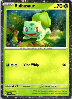 Bulbasaur - (Cosmos Holo) Holofoil Promo SV: Scarlet & Violet Promo Cards 046 NM - Image 1