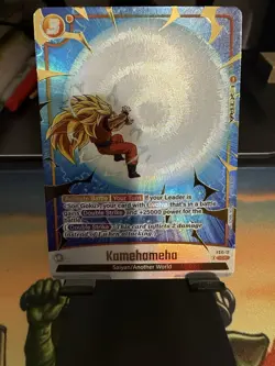 Dragon Ball Super Card Game Fusion World- Kamehameha FS11-17 Foil Gold - Bandai - Image 1