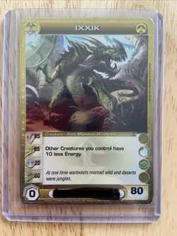 Chaotic Card Ixxik Rare FOIL Alliances Unravelled - 80E - Image 1