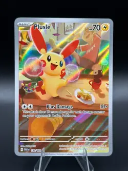 Plusle 193/182 + Minun 194/182 Paradox Rift Connecting Art Card Lot NM - Image 2