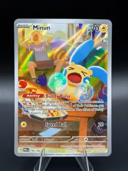 Plusle 193/182 + Minun 194/182 Paradox Rift Connecting Art Card Lot NM - Image 4