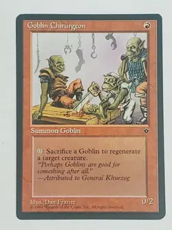 MTG Goblin Chirurgeon (Frazier) (Fallen Empires/Red/C) - BGM - Image 1