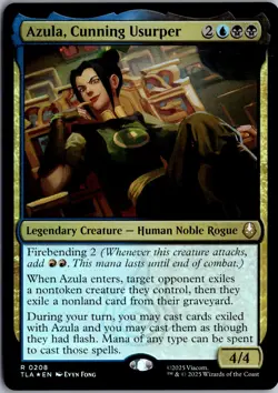 Azula, Cunning Usurper R Avatar: The Last Airbender 208 NM Foil Magic - Image 1