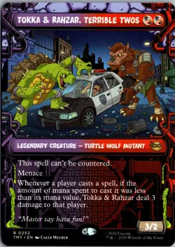 Tokka & Rahzar, Terrible Twos (Showcase) R Teenage Mutant Ninja Turtles 252 NM M - Image 1