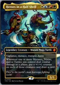 Heroes in a Half Shell () (Borderless) M Commander: Teenage Mutant Ninja Turtles - Image 1