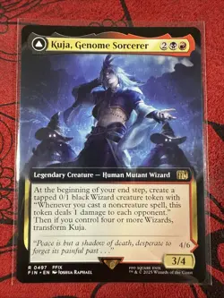 Mtg. Kuja, Genome Sorcerer. Borderless. Final Fantasy. Pack Fresh - Image 1
