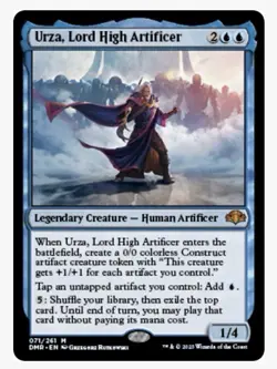 Urza, Lord High Artificer Dominaria Remastered Foil - Image 1