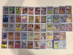 Pokemon TCG- 74 CARD LOT, Mega Evolution, Prismatic, Black Star Promo, Etc - Image 1