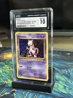 CGC 10 Mewtwo 014/034 CLB Holo - Pokemon TCG Classic - - Image 1
