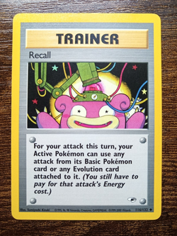 Pokemon | Recall 116/132 | Trainer | Gym Heroes | Near Mint or Better - Image 2