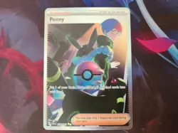Pokemon Paldean Fates Penny 239/091 Special Illustration Rare Alternate Art NM - Image 1