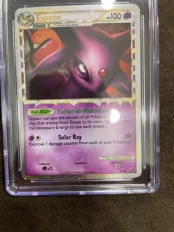 Espeon Prime 81/90 HGSS Undaunted UR Holo Pokemon TCG Graded CGC 8.5 NM - Image 3