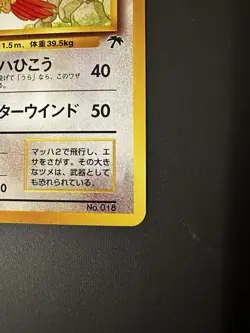 Pokemon Japanese Southern Islands Pidgeot No. 018 Promo NEAR MINT - Image 4