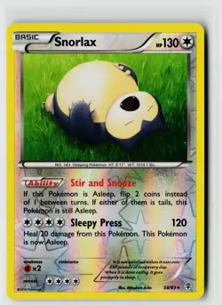 Pokemon Generations #58/83 Snorlax Reverse Holo - Image 1