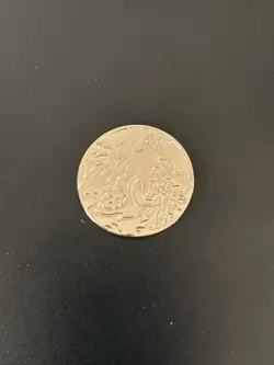 PROMO Charizard Metal Gold Coin Pokemon TCG - Image 1