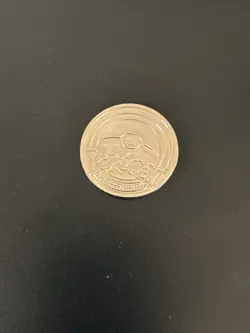 PROMO Charizard Metal Gold Coin Pokemon TCG - Image 2