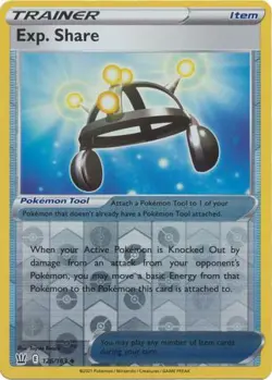 EXP. SHARE 126/163 BATTLE STYLES POKEMON (REVERSE HOLO, NM) - Image 1