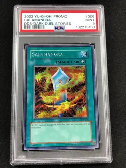 Yugioh 2002 Salamander DDS-006 PSA 9 Secret Rare - Image 1