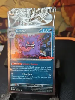 Gengar Promo Card Pokemon Perfect Order Gamestop Stamped 050/088 SEALED 1🌀 - Image 4