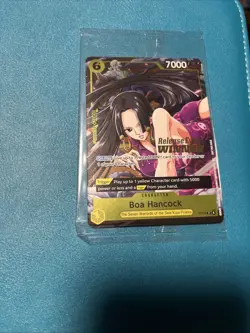 BOA HANCOCK P-115 PRE-RELEASE EVENT WINNER PROMO ONE PIECE CARD TCG ENGLISH - Image 1