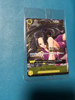 BOA HANCOCK P-115 PRE-RELEASE EVENT WINNER PROMO ONE PIECE CARD TCG ENGLISH - Image 2