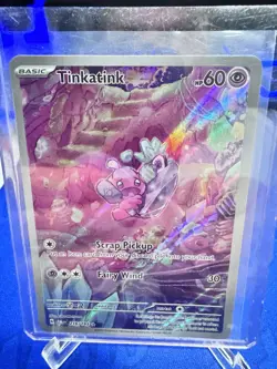 Pokemon TCG Tinkatink Scarlet & Violet Paldea Evolved Holo Card 216/193 - Image 1
