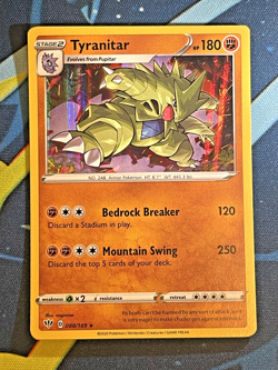 Tyranitar - Holo Rare - Darkness Ablaze 088/189 Pokemon Card NM - Image 1